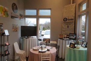 An wedding display for PC Events Catering in Powell OH