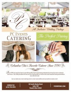 PC Events Catering Package - Perfect Pairing