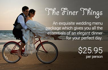 The Finer Things Wedding Catering Package by PC EVents